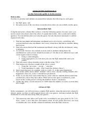 Image result for Advanced Database SQL Code Lab EX1