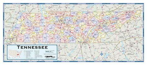 Printable Map Of Tennessee Counties