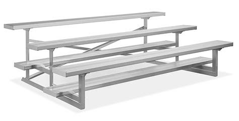 Aluminum Bleachers in Stock - ULINE