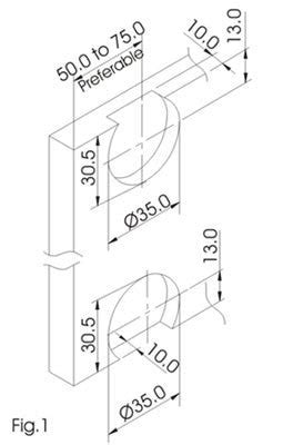 Ebco Sliding Cabinet Shutter Fittings SCF 1 - KnobsKart.com, Flat 20% ...