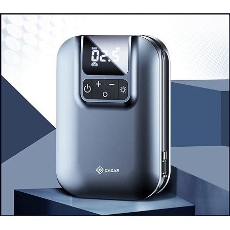 CAZAR New Wireless Mini Vehicle Tyre Electric Portable Air Pump Digital ...