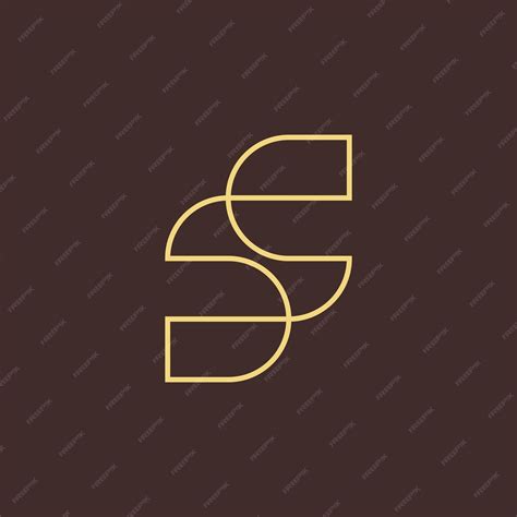 Premium Vector | Elegant letter s outline logo
