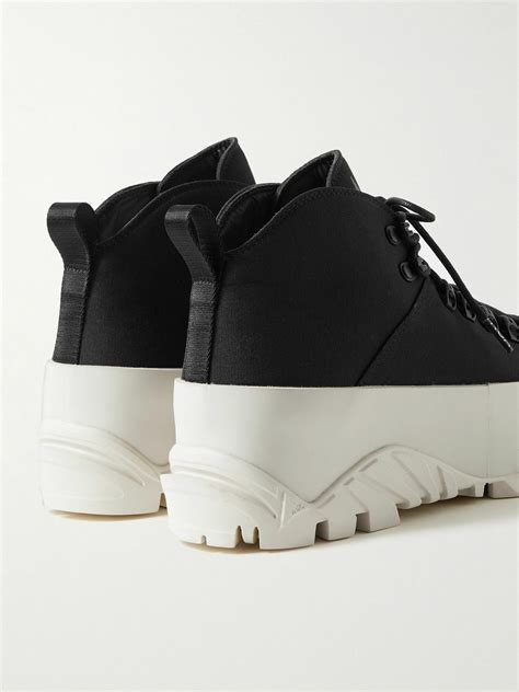 ROA - CVO Rubber-Trimmed Canvas Hiking Boots - Black ROA