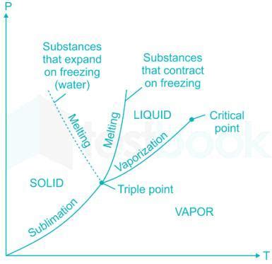 The slopes of sublimation and vaporization curves for all substances ...