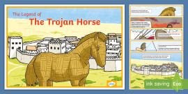 The Legend of The Trojan Horse Word Mat (teacher made)
