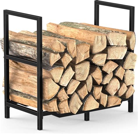 Buy Dicasser Firewood Rack Organizer 2ft Heavy Duty Logs Holder Stand ...