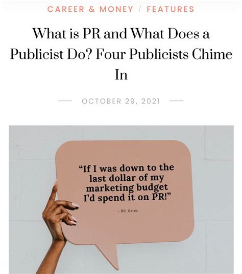 What is PR and What Does a Publicist Do? Four Publicists Chime In ...