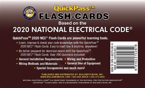 Buy National Electrical Code QuickPass Flash-Cards Based On The 2020 ...