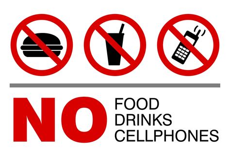 Free Printable No Cell Phone Sign Templates [PDF]
