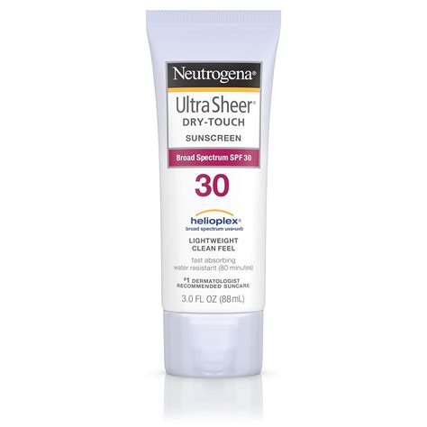 Buy Neutrogena Ultra Sheer Dry-Touch Sunblock, SPF 30, 3 fl oz 88 ml ...