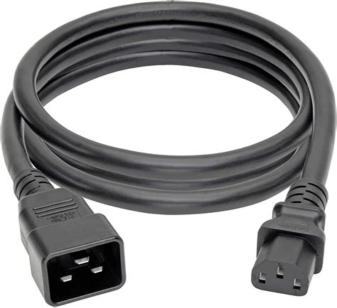 Buy DKURVE® C20 to C13 Extension Cord, 16 AWG, 10A 100-250V Heavy Duty ...