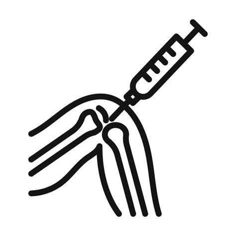 Treatment arthritis symbol mark in filled style | Premium Vector