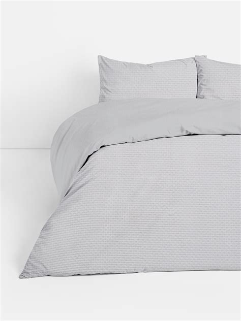 Charcoal Pinsonic Diamond Super King Duvet Cover Set | Primark