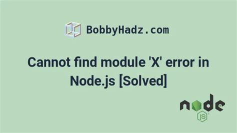 Image result for JavaScript Error Cannot Find Module