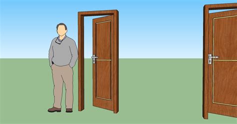 TUTORIAL membuat pintu dan jendela 3D dengan bukaan, sketchup