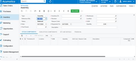 Image result for Acumatica Kit Assembly