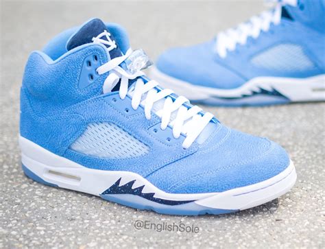 Air Jordan 5 UNC North Carolina PE - Sneaker Bar Detroit
