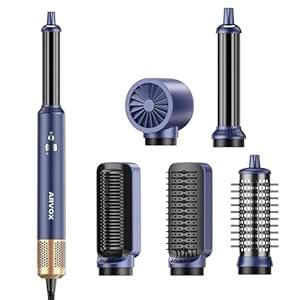 ARVOX Royal 6-In-1 Hair Styler 1200 Watts Brushless Motor, High-Speed ...