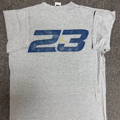 Vintage Baggy Grey Jordan Wizards Color Shirt Size: L | Depop