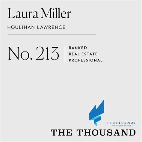 Honored to be recognized by The Wall Street Journal and REAL Trends Inc ...