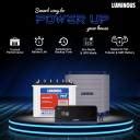 LUMINOUS Zelio Smart 1100 with RC 25000 PRO & Trolley Tubular Inverter ...