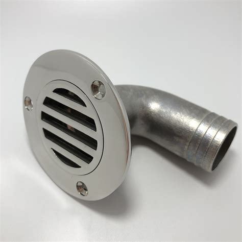 Heavy Duty 90 Degree Stainless Steel Boat Deck Drain - Boat Deck Drain ...