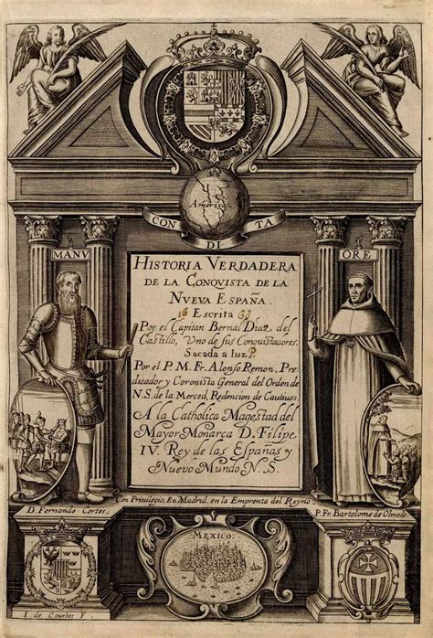 Portada de «Historia verdadera de la conquista de la Nueva España», de ...