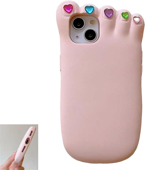 Amazon.com: 3D Foot Shape Phone Case,3D Big Ugly Foot Shaped Phone Case ...