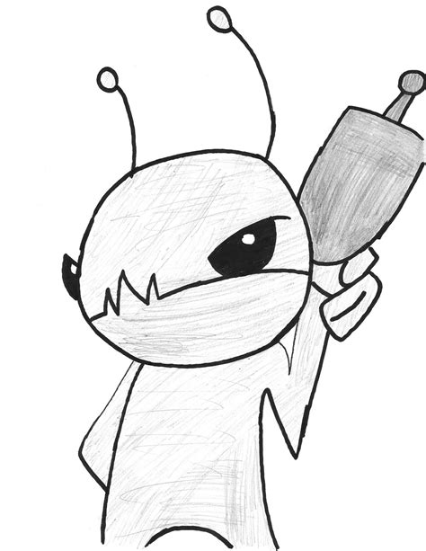 Alien Drawing Tutorial 的图像结果