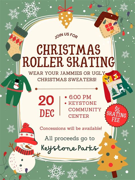 Christmas Roller Skating!, Keystone Community Center, 20 December 2024 ...