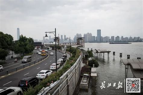 武汉江水水位上涨，水流湍急漩涡众多-荆楚网-湖北日报网
