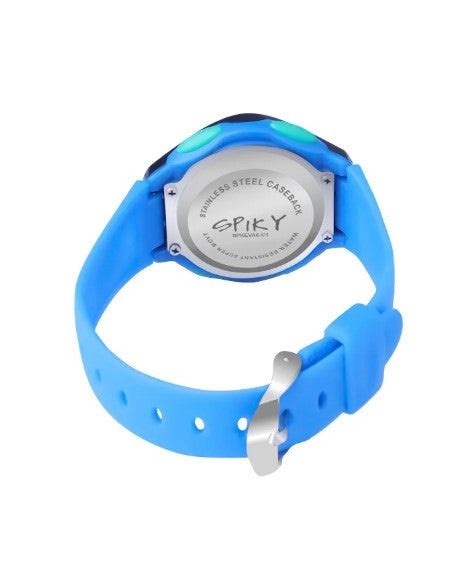 Spiky Round Digital Kids Sports Watch - Blue – Krazy Caterpillar