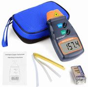 amiciSmart 2 in 1 Digital Tachometer Laser RPM Tester Handheld Rotation ...