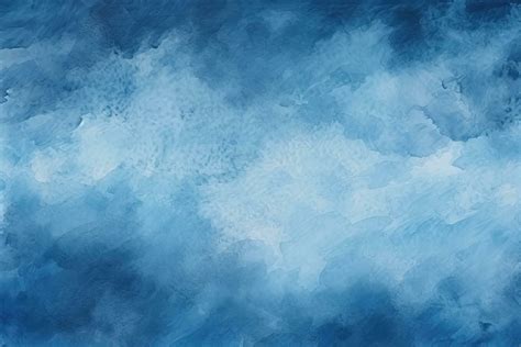 Abstract blue watercolor background. Watercolor painting on canvas ...