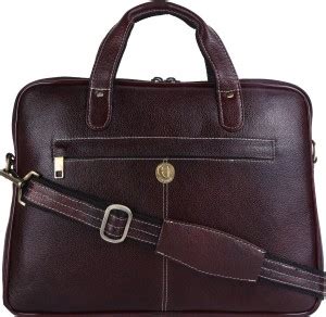 Flipkart.com | Hileder 100% Leather 15 Inch Briefcase Laptop Messenger ...