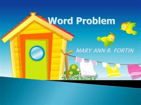 Image result for Word Problem Examples