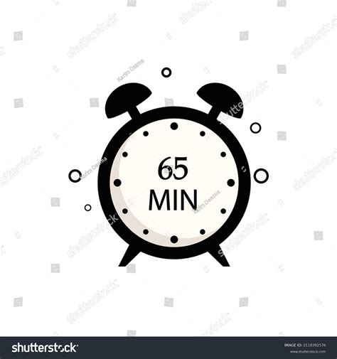65 Minutes Timers Clocks Timer 65 Stock Vector (Royalty Free ...