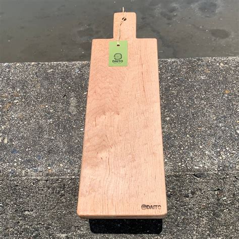 限定品！カエデ 希少材 T型ロング長方形 材木屋のカッティングボード | Daito Wood Works 大藤材木店