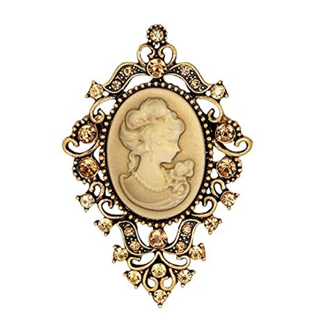 Buy TBOP PIN Beauty Leaves Crystal Diamond Brooch pin 1pc (Golden_Color ...