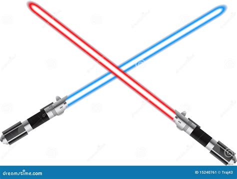 Sith Lightsaber and Jedi Lightsaber Stock Vector - Illustration of jedi ...