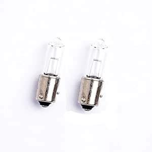 ZMShun 2Pcs BAW9s HY21W 12V 21W Clear Glass Car Turn Signal Lamp Baw9s ...