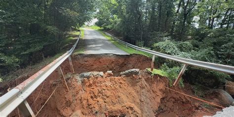 Private road collapse strands Albemarle County neighbors after heavy rains