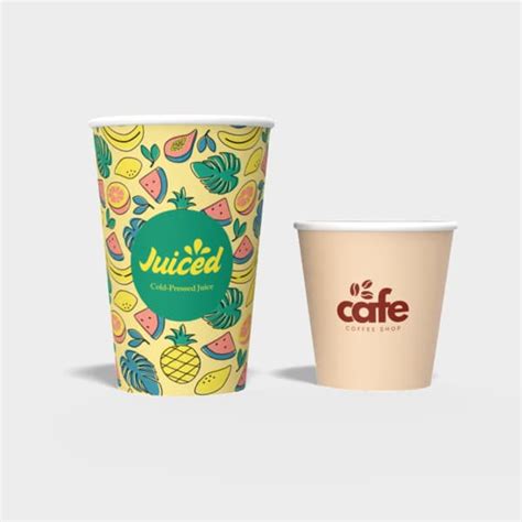 Custom Printed Paper Cups | For Coffee, Tea & Events