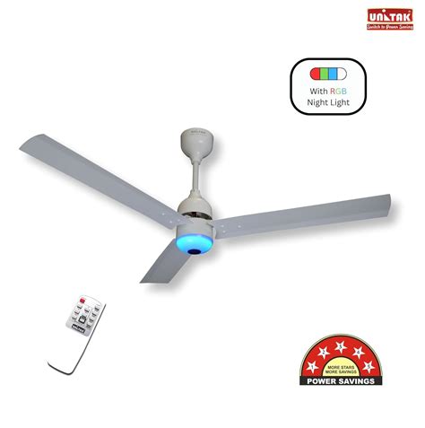 Buy UNITAK Inventech Light Ceiling Fan | Remote control, RGB Night ...