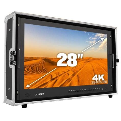 LILLIPUT BM280-4K 28" Carry-on 4K Broadcast Director Monitor with SDI ...