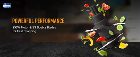 Buy KENT Electric Chopper-B for Kitchen 250 Watt | Chop, Mince, Puree ...