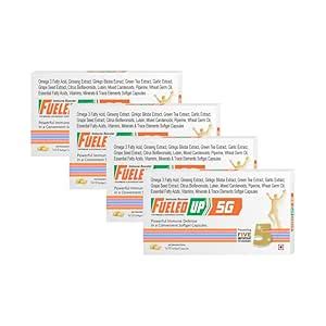 Aries FUELED UP 5G Multivitamin with Omega 3 Fatty Acid, Green Tea and ...