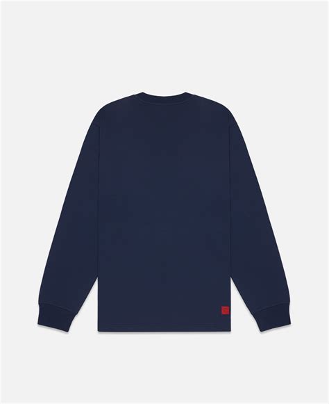 Small Logo L/S T-Shirt (Navy) – JUICESTORE