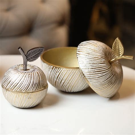 Decorative Apple Box - Gold Distress – Pastiche