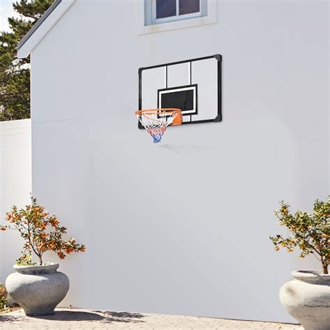 Tatayosi Wall Mounted Basketball Hoop with Shatter Proof Backboard in ...